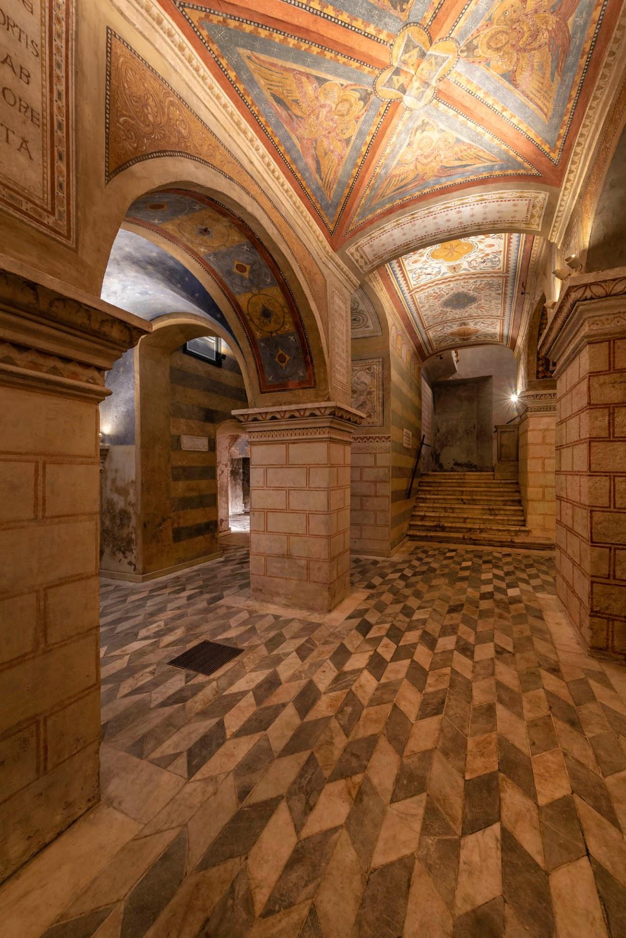 Sant'Agnese in Agone, Cripta